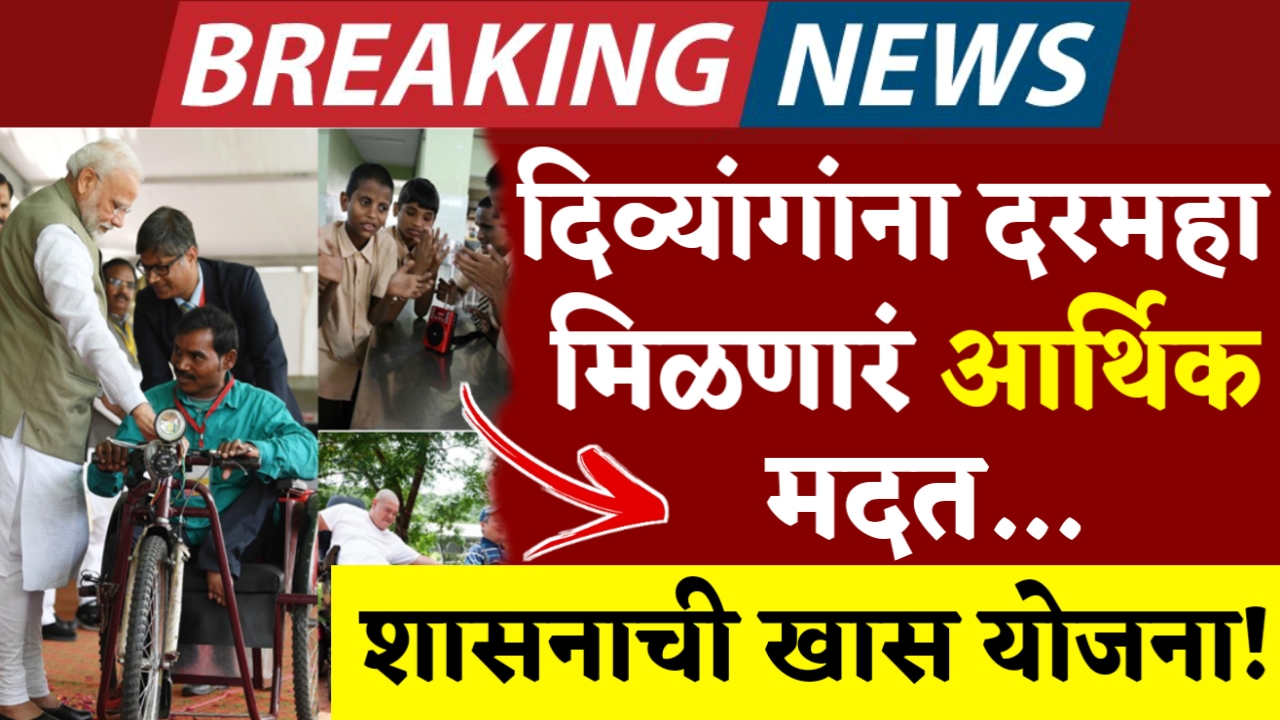Disabled people will get financial assistance every month.