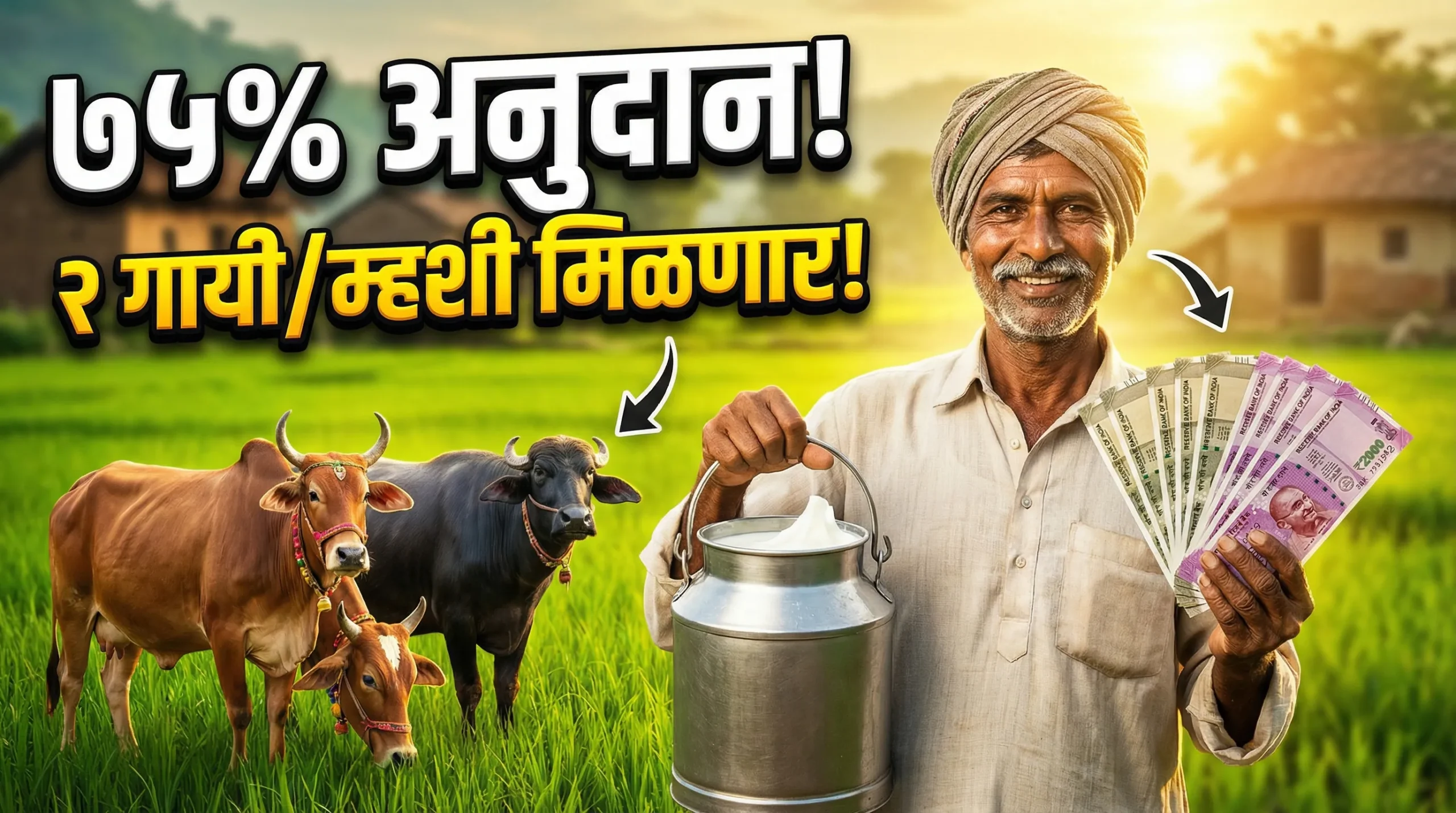 Cow Buffalo Anudan Yojana