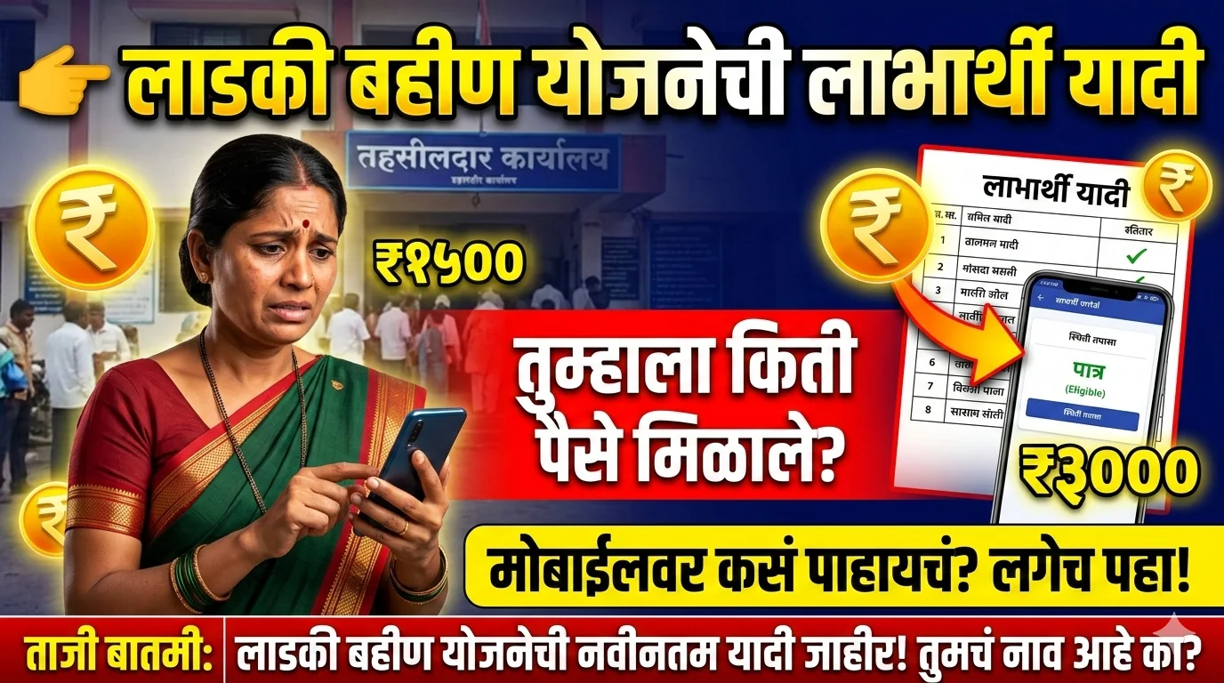 Ladki Bahin Yojana List Check