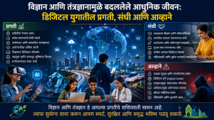 विज्ञान आणि तंत्रज्ञानामुळे