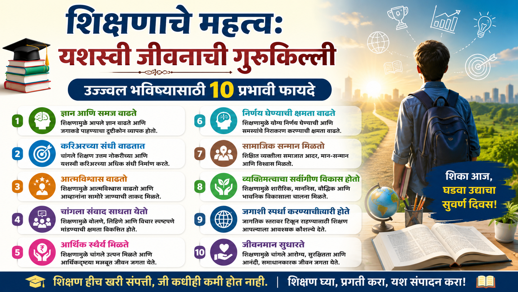 शिक्षणाचे महत्त्व