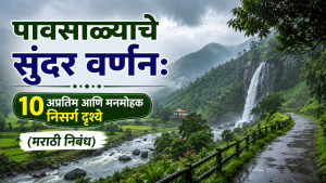 पावसाळ्याचे सुंदर वर्णन