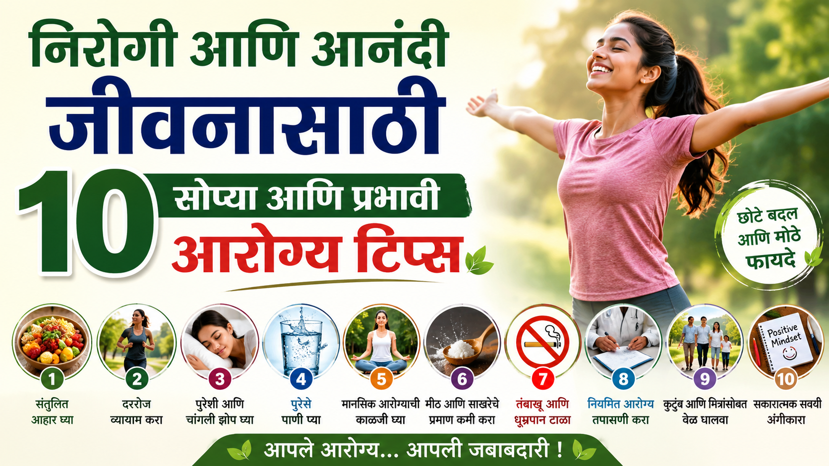 निरोगी आणि आनंदी जीवन